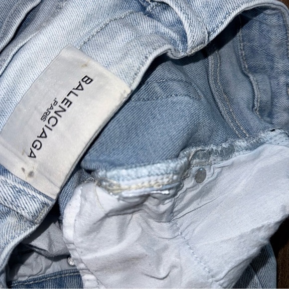 BALENCIAGA LIGHT WASH JEAN 26 High Rise Ankle Skinny - Picture 11 of 11